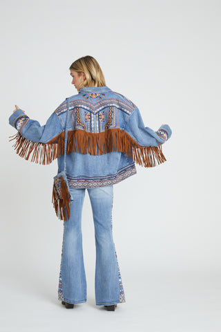 Rowan Jacket - Aztec Fringe