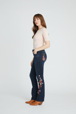 Kelly Boot Cut - Bows & Roses