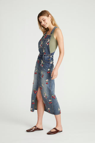 Sarah Overall Dress - Cherry On Top