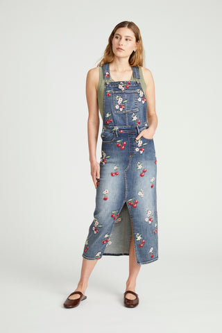 Sarah Overall Dress - Cherry On Top