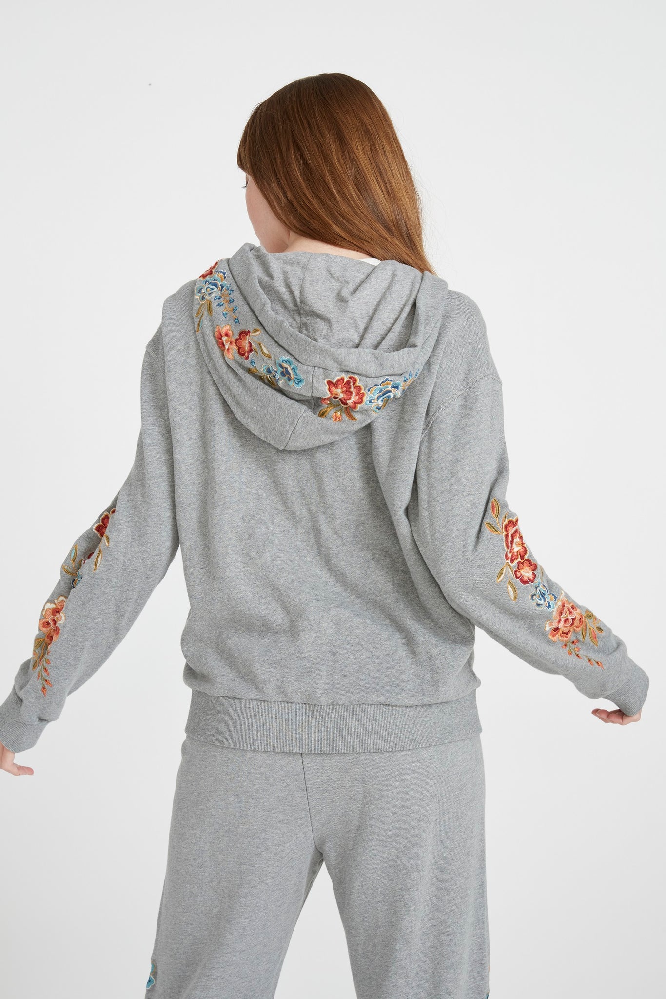 Zip Up Hoodie - Grey Maui