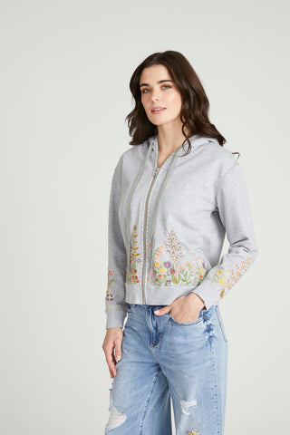 Hallie Sweatshirt - Flower Fields