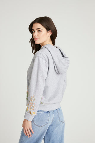 Hallie Sweatshirt - Flower Fields