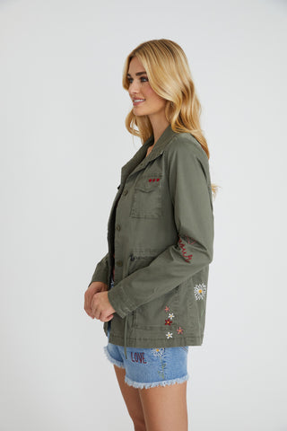 Amber Military Jacket - Love Notes