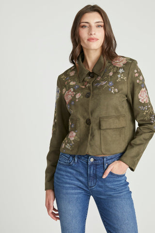 Suede Jacket - Natura Needlepoint