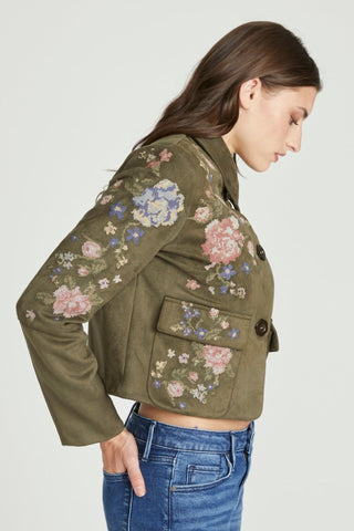 Suede Jacket - Natura Needlepoint