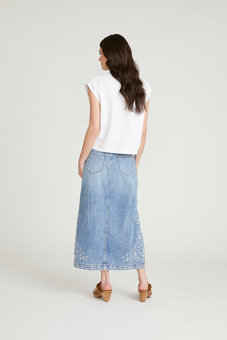 Svetlana Skirt - Spring Snowflake