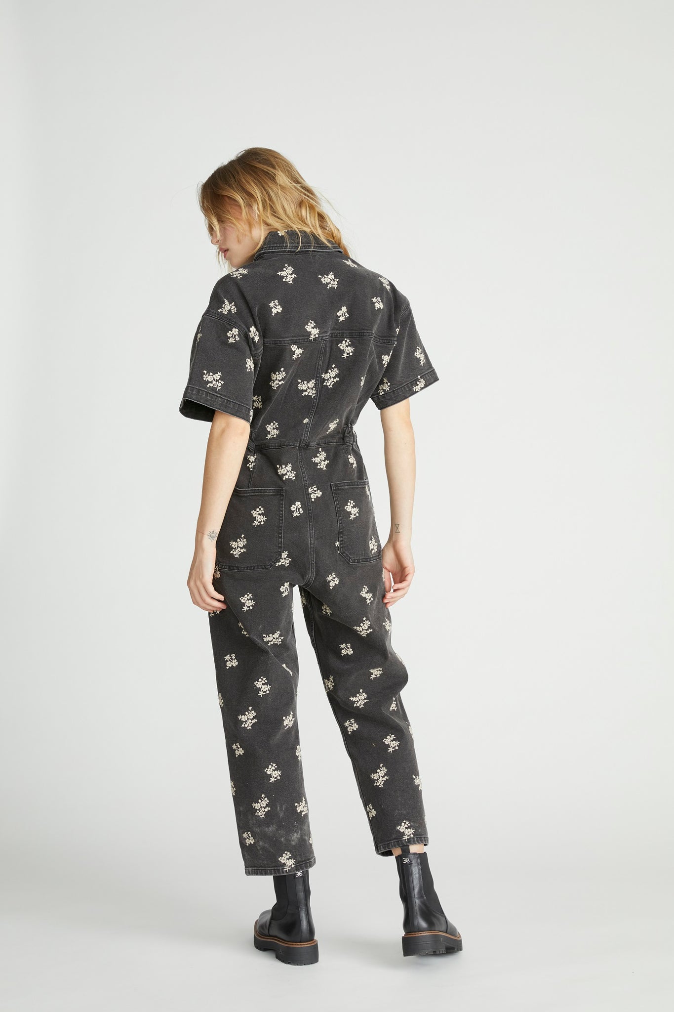 Randi Jumpsuit - Cream Clover