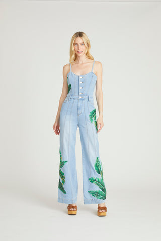 Kira Jumpsuit - Paradise Palms