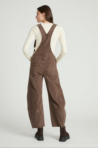 Barbara Overall - Paisley Patchwork Brown