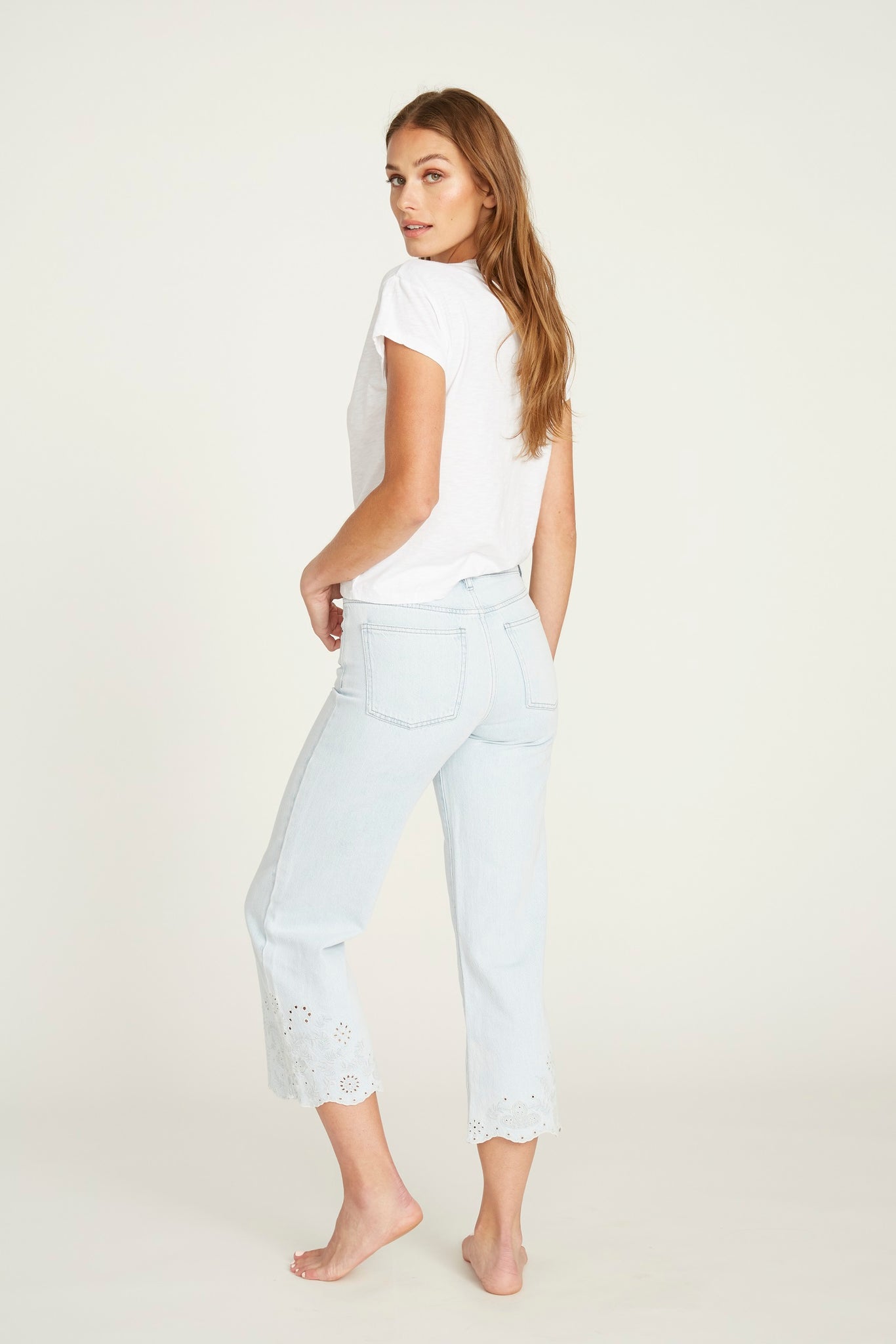 Charlee Wide Leg - Eyelet