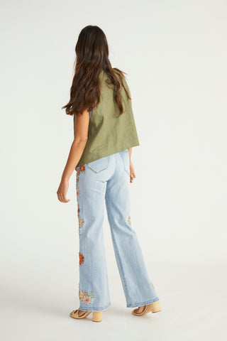 Charlee Wide Leg - Spring Neptune