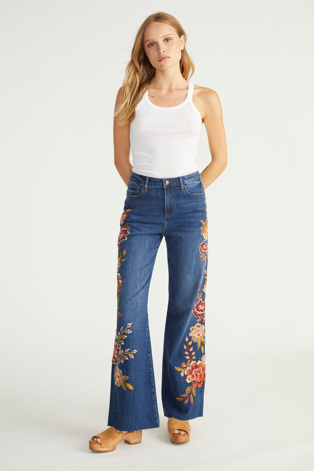 Charlee Wide Leg - Maui Punch – Driftwood Jeans