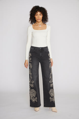 Charlee Wide Leg - Etched