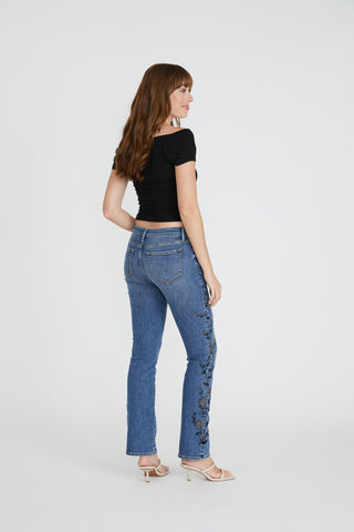 Kelly Boot Cut - Black Vine