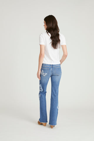 Eva Boot Cut - Butterfly Patchwork