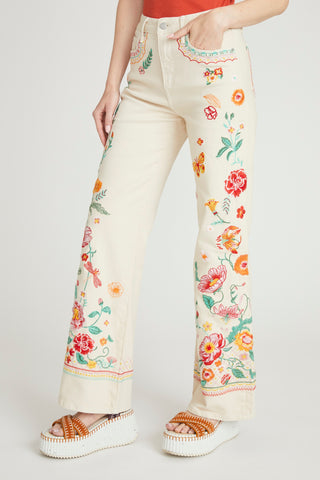 Charlee Wide Leg - Gardenia Dreams