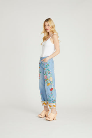 Cuff Barrel - Gardenia Foulard