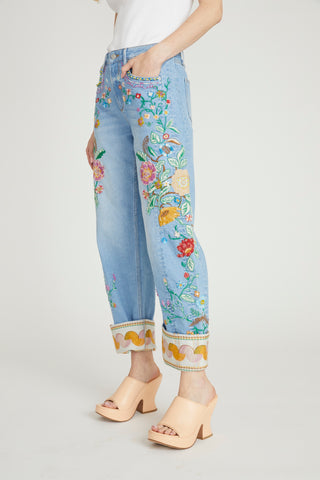 Cuff Barrel - Gardenia Foulard