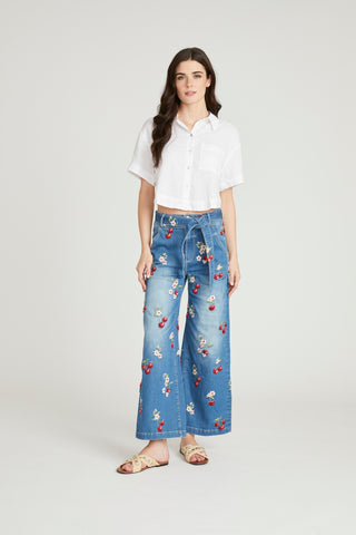 Olivia Wide Leg - Cherry On Top