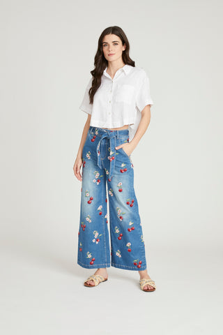 Olivia Wide Leg - Cherry On Top