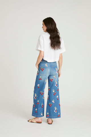 Olivia Wide Leg - Cherry On Top