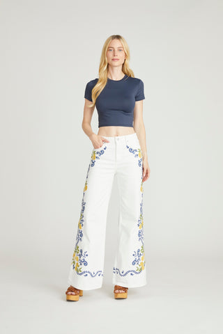 Penelope Wide Leg - Limoncello Spritz