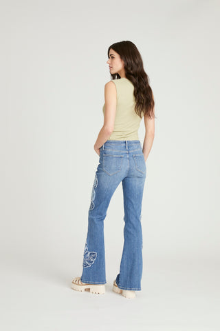 Farrah Flare - Patchwork Palm
