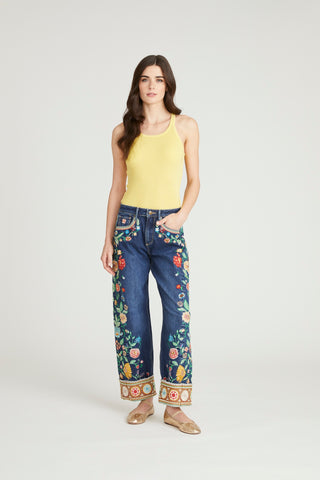 Cuff Barrel - Gardenia Foulard Dark