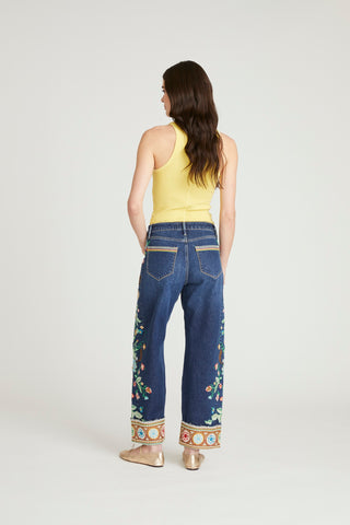 Cuff Barrel - Gardenia Foulard Dark