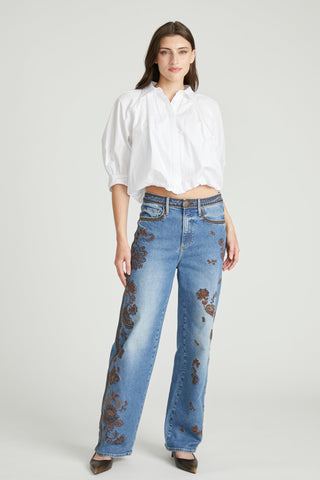 Rina Straight Leg - Paisley Petal
