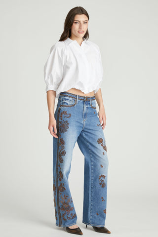 Rina Straight Leg - Paisley Petal