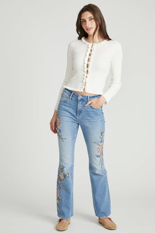 Mila Boot Cut - Natura Needlepoint