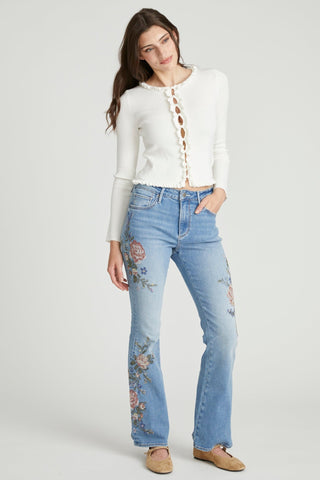 Mila Boot Cut - Natura Needlepoint