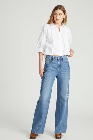 Anni Wide Leg - Argyle Patchwork