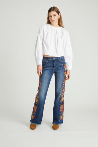 Sienna Straight - Floral Fringe