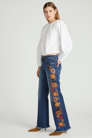 Sienna Straight - Floral Fringe