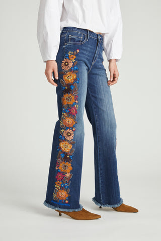 Sienna Straight - Floral Fringe