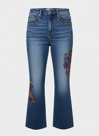 Mikki Crop Kick Flare - Artisan Aura