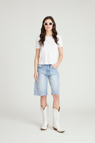 Palmer Barrel Short - Spring Snowflake