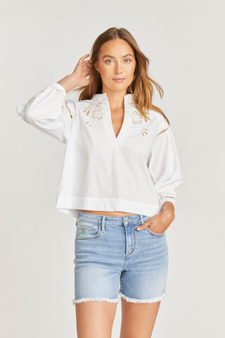 Poplin Blouse - White