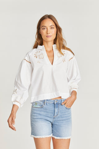 Poplin Blouse - White