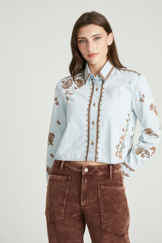 Lexi Shirt - Paisley Petal