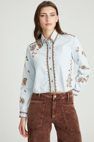 Lexi Shirt - Paisley Petal