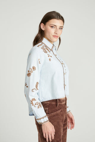 Lexi Shirt - Paisley Petal