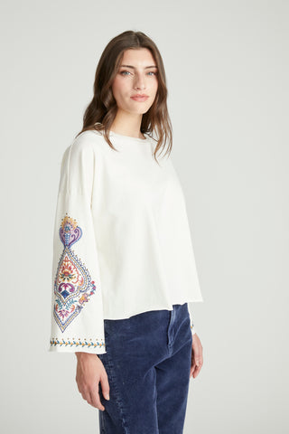 Bella Shirt - Artisan Aura White