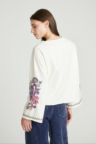 Bella Shirt - Artisan Aura White