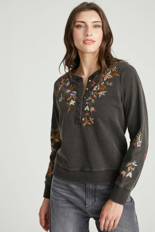 Henley Top - Autumn Blossom