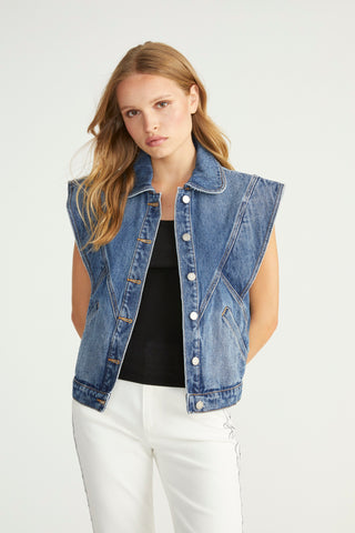 Shane Vest - Medium Wash