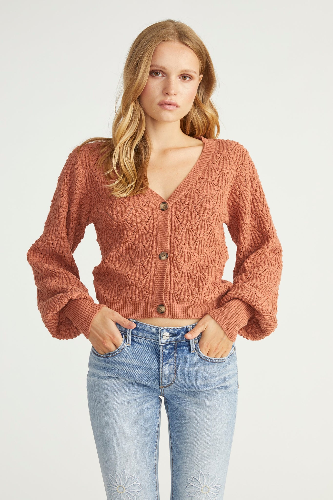 Nancy Cardigan - Brick